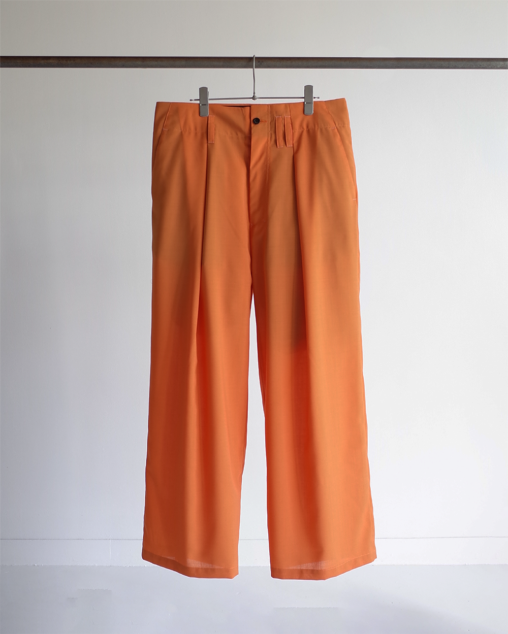 T/W TUCK SLACKS(ORANGE)