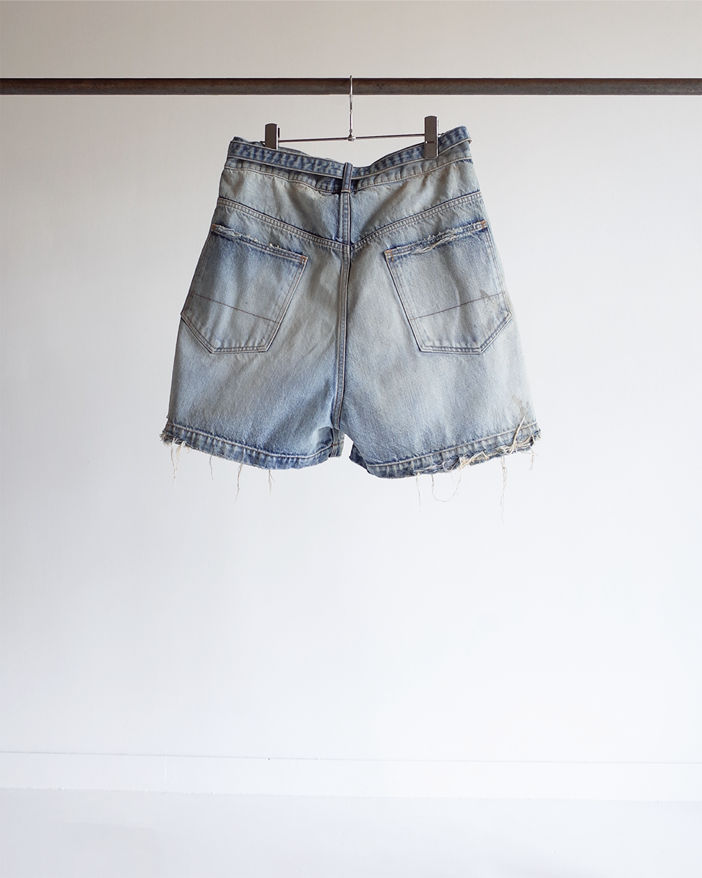 CRASH DENIM SHORTS(INDIGO) - 1 / INDIGO