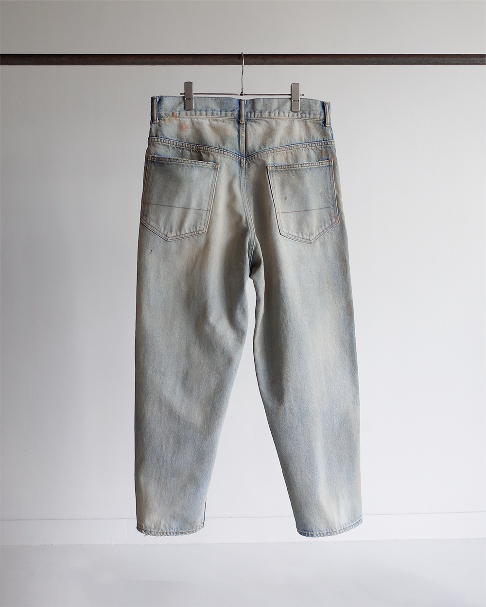 AGING SELVEDGE TAPERED 5P DENIM PANTS – ANCELLM AGING SELVEDGE TAPERED 5P DENIM PANTS – ANCELLM