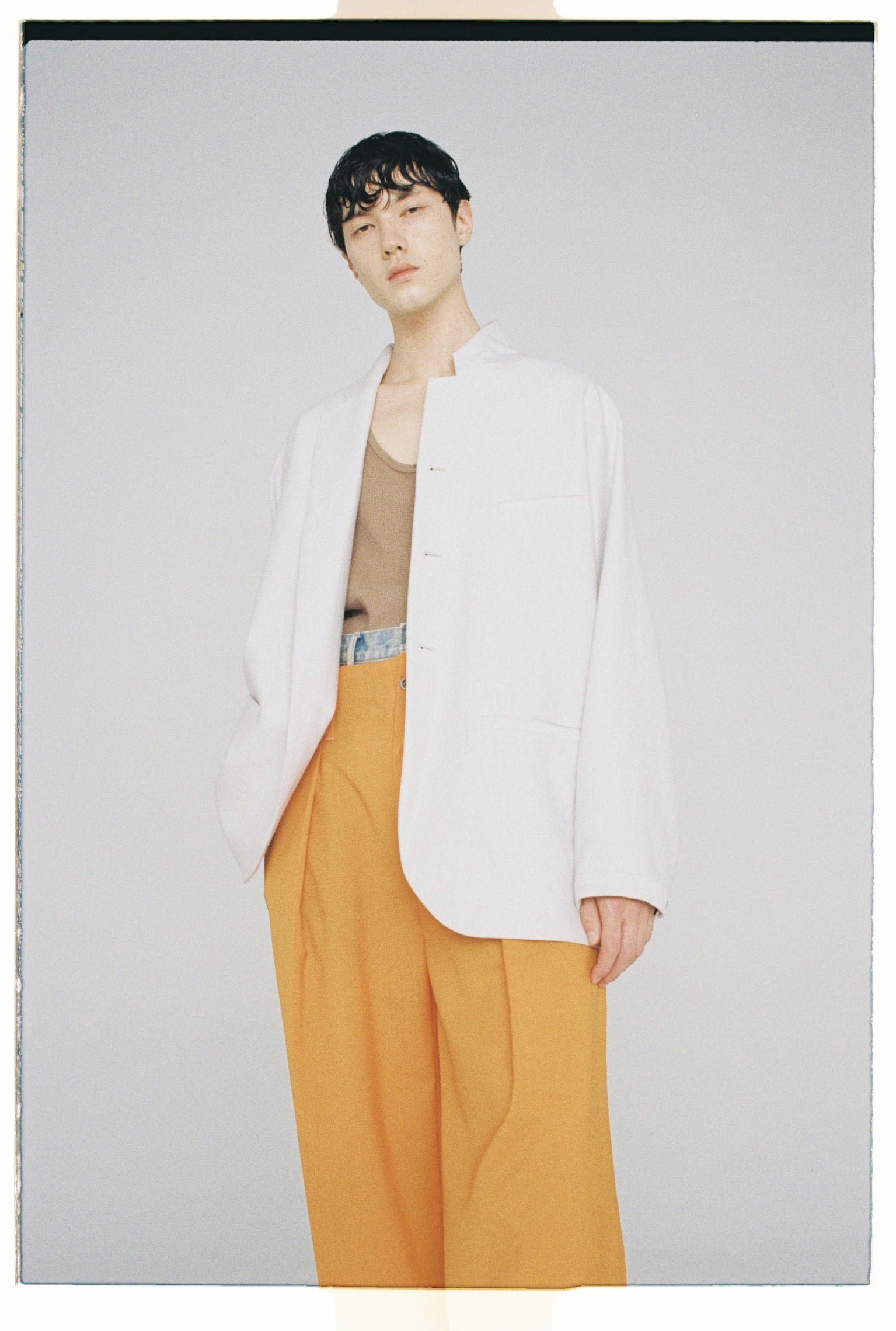 ANCELLM アンセルム DAMAGE WAFFLE TANKTOP DAMAGE WAFFLE TANKTOP(WHITE) – ANCELLM