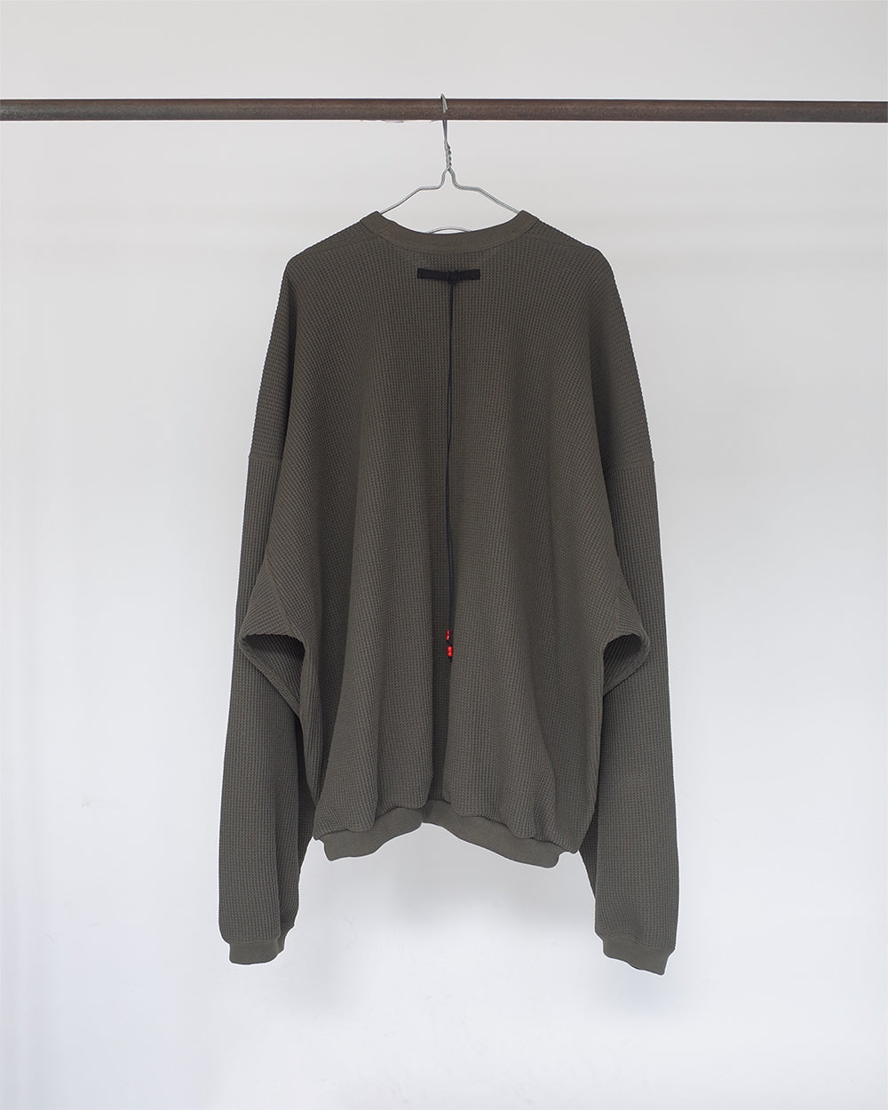 WAFFLE OVERSIZED LS(KHAKI)