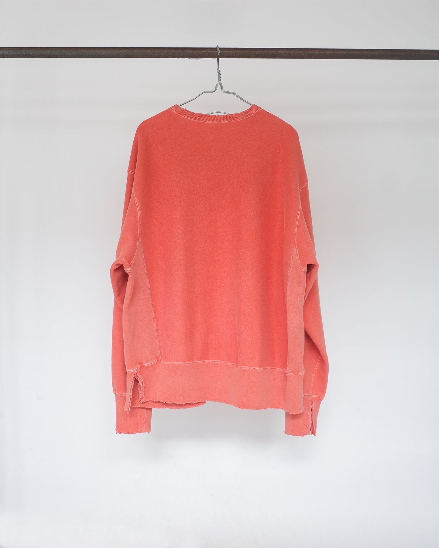 DAMAGE SWEAT SHIRT(RED)