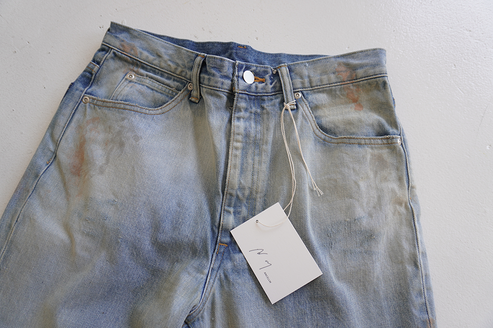 AGING SELVEDGE SHOE CUT 5P DENIM PANTS – ANCELLM AGING SELVEDGE SHOE CUT 5P DENIM PANTS – ANCELLM
