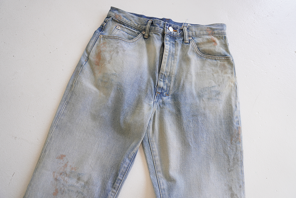 AGING SELVEDGE SHOE CUT 5P DENIM PANTS – ANCELLM AGING SELVEDGE SHOE CUT 5P DENIM PANTS – ANCELLM