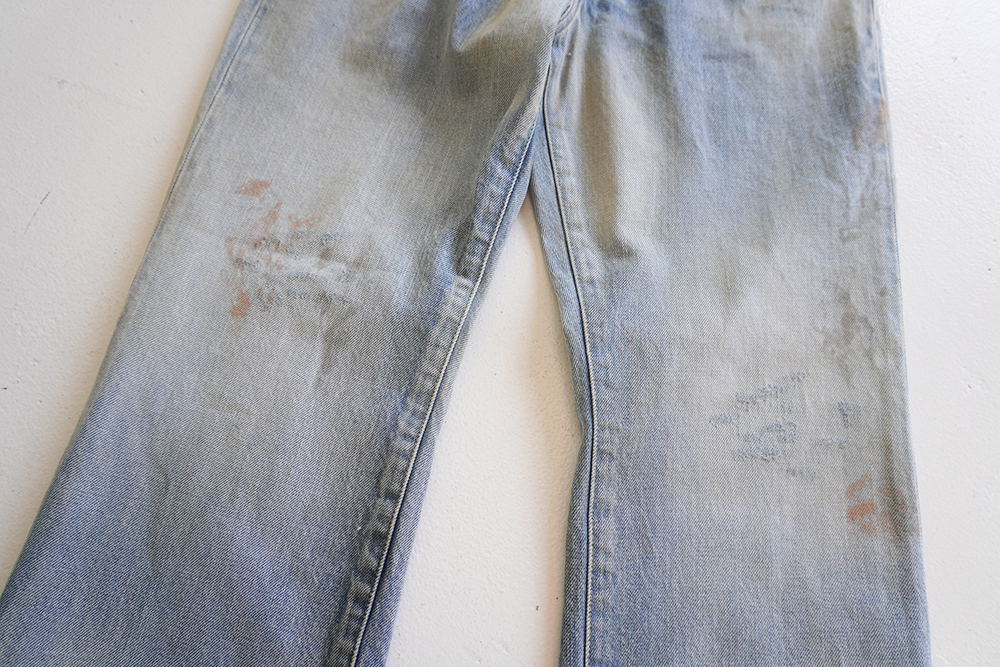 AGING SELVEDGE SHOE CUT 5P DENIM PANTS – ANCELLM AGING SELVEDGE SHOE CUT 5P DENIM PANTS – ANCELLM