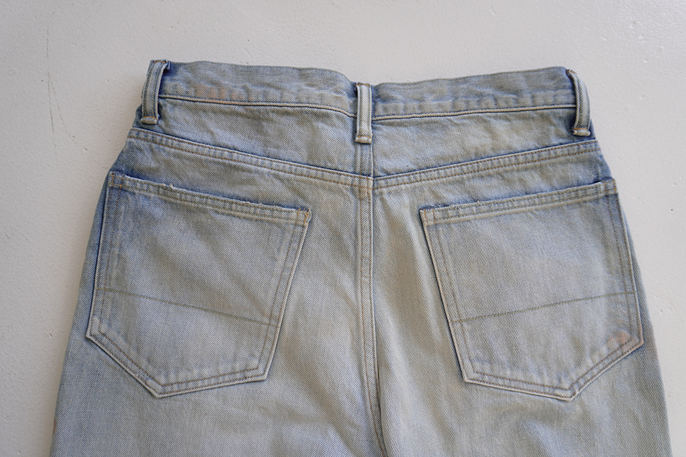 AGING SELVEDGE SHOE CUT 5P DENIM PANTS – ANCELLM AGING SELVEDGE SHOE CUT 5P DENIM PANTS – ANCELLM