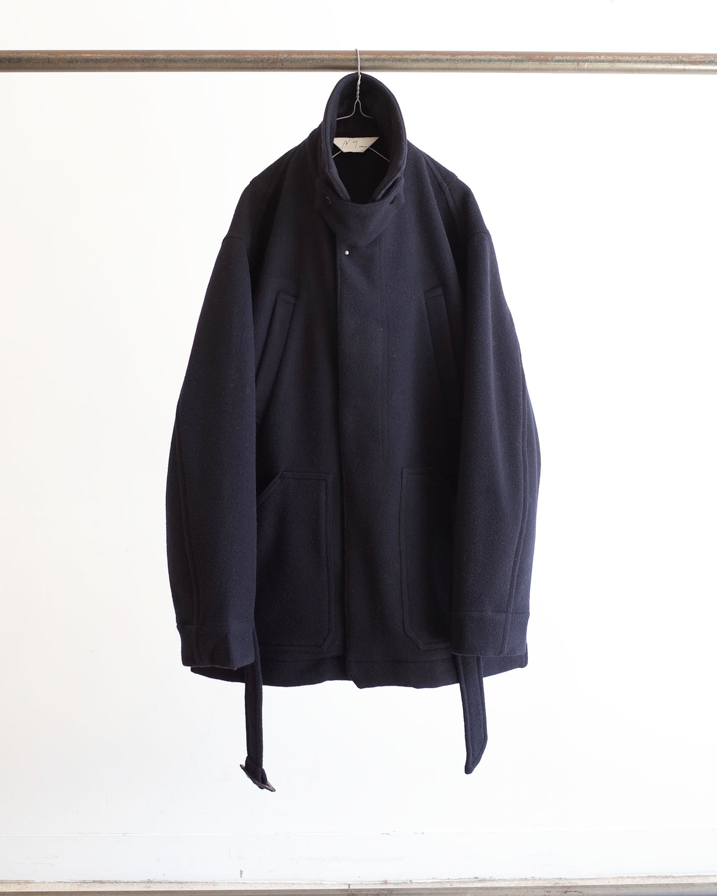 MELTON HALF LENGTH JACKET(NAVY)