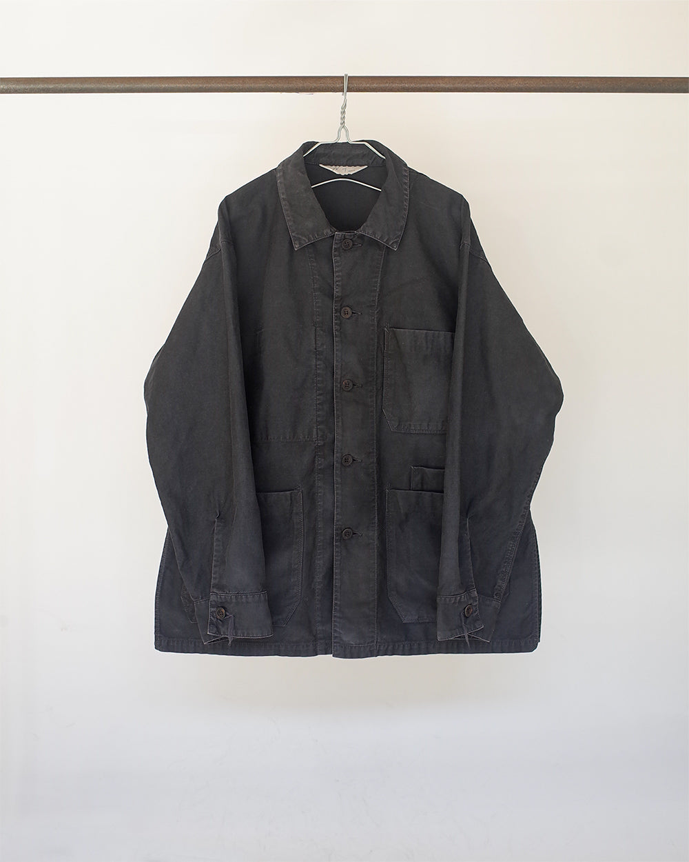 MOLESKIN COVERALL JACKET(BLACK)