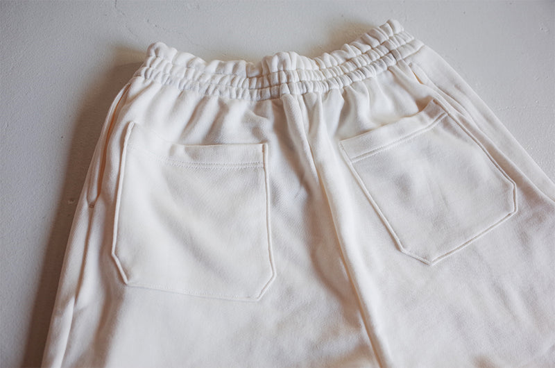 LONG LENGTH SWEAT PANTS (WHITE)