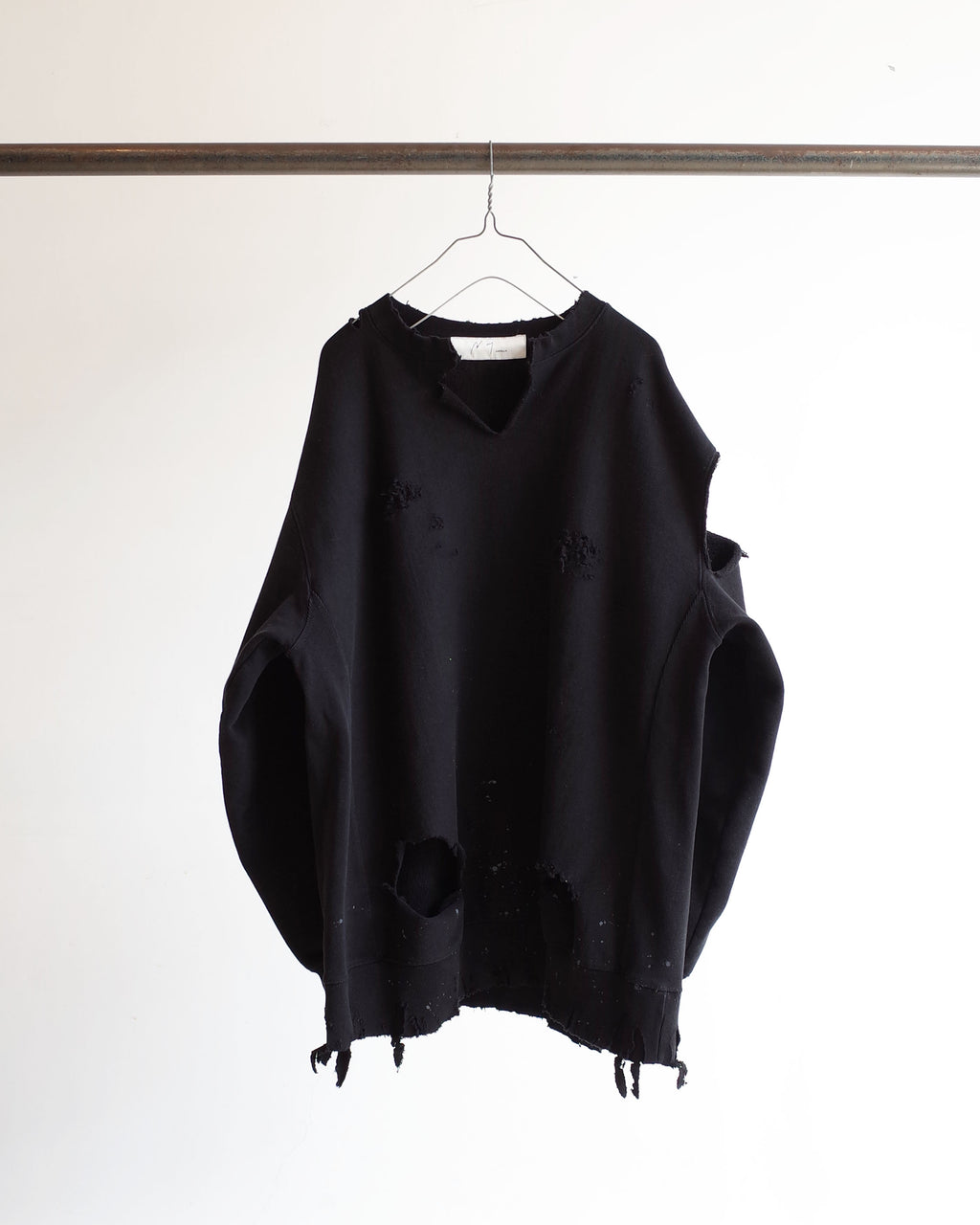 CRASH SWEAT SHIRT(BLACK)