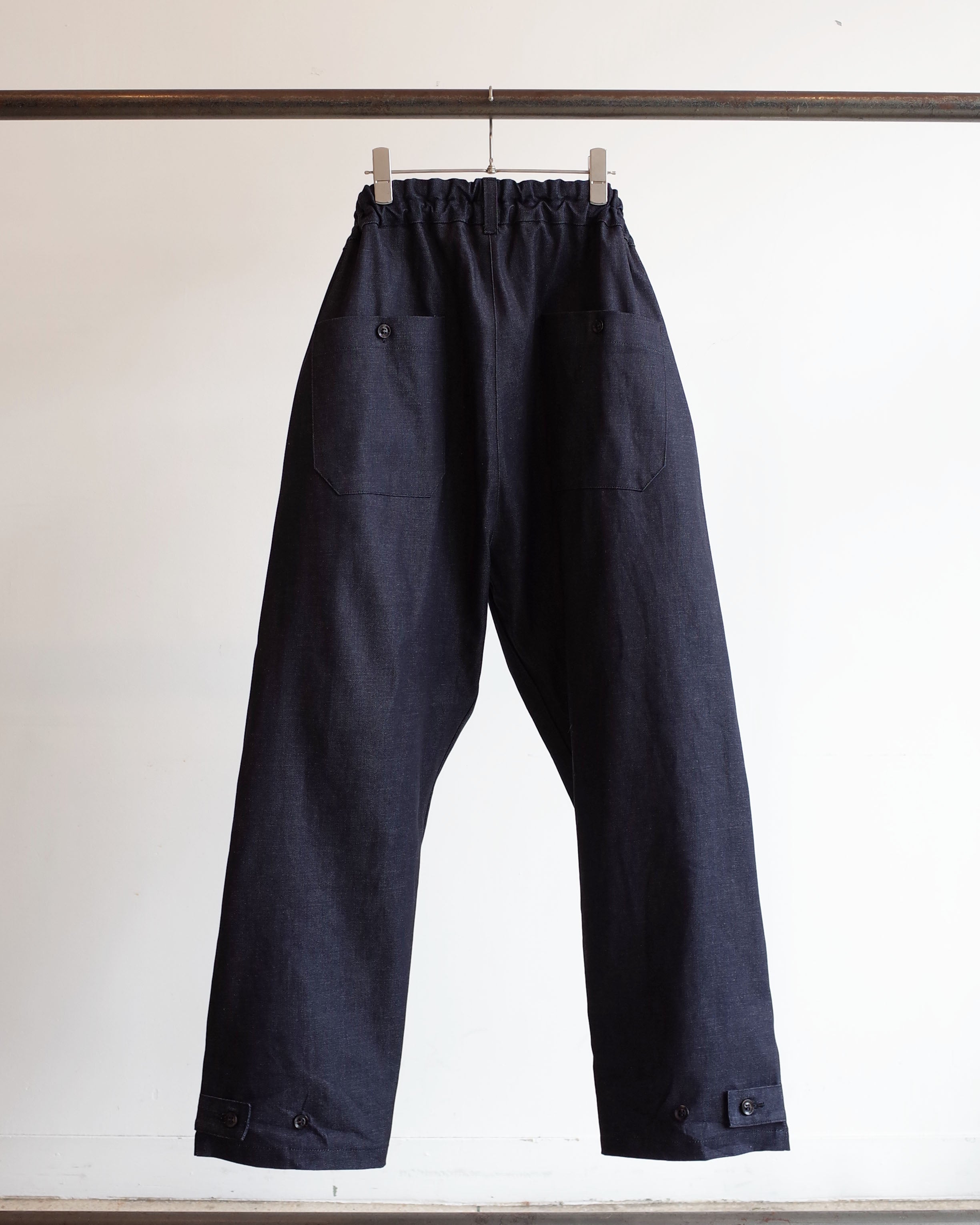 DENIM EASY SLACKS(INDIGO) – ANCELLM
