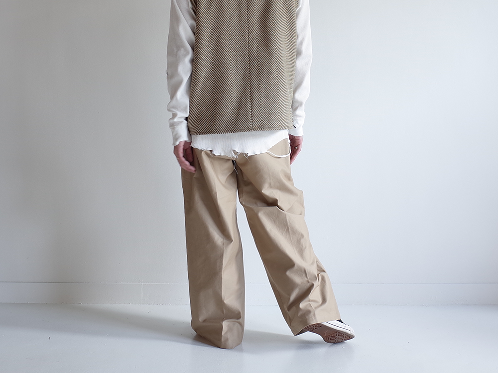 MOLESKIN LONG LENGTH PANTS (BEIGE)