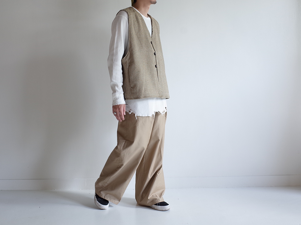 MOLESKIN LONG LENGTH PANTS (BEIGE)