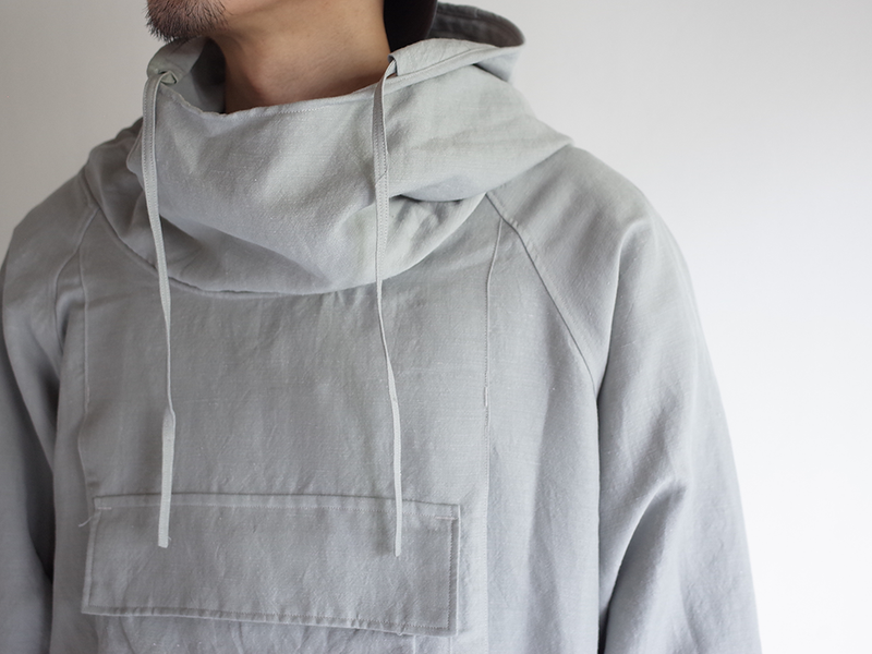 W/L PULL OVER SHIRT(BLUEGRAY)