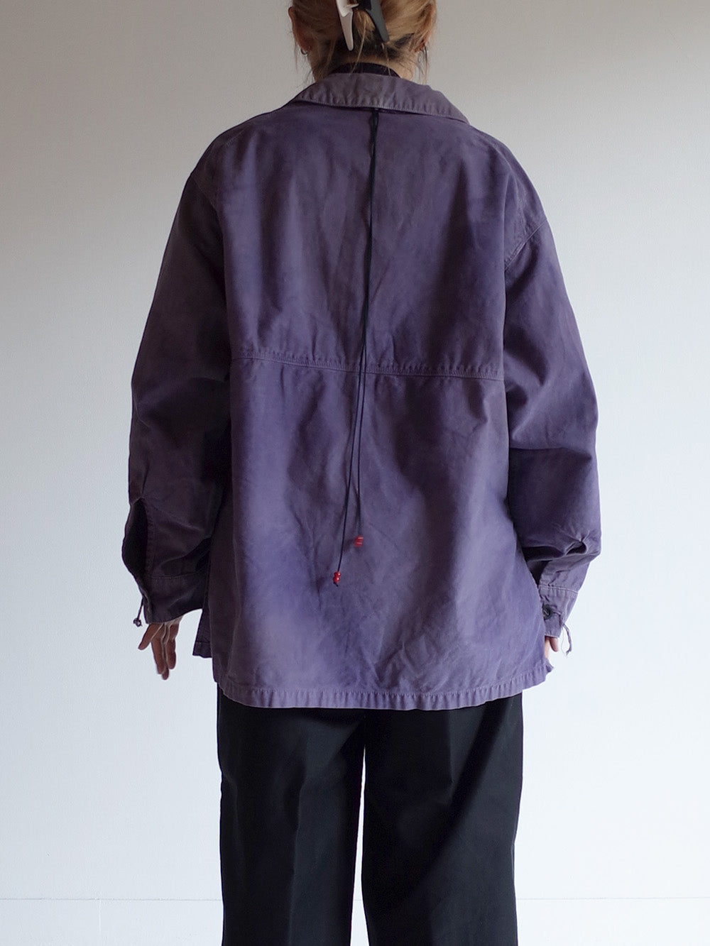 MOLESKIN COVERALL JACKET(DUSKY PURPLE)