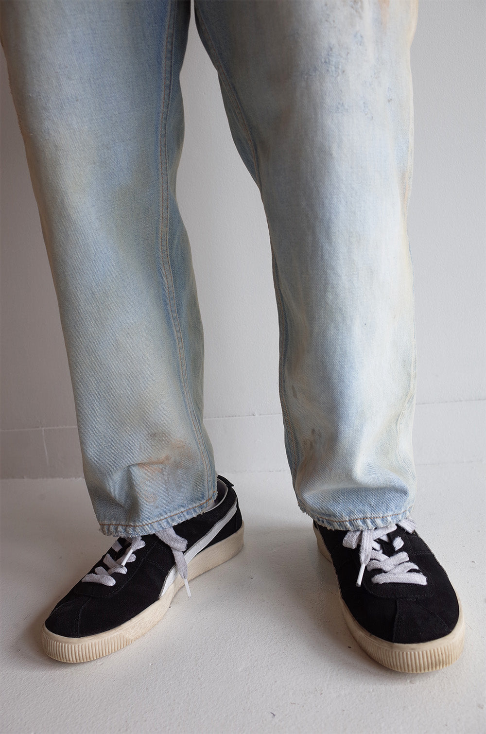 AGING SELVEDGE TAPERED 5P DENIM PANTS – ANCELLM
