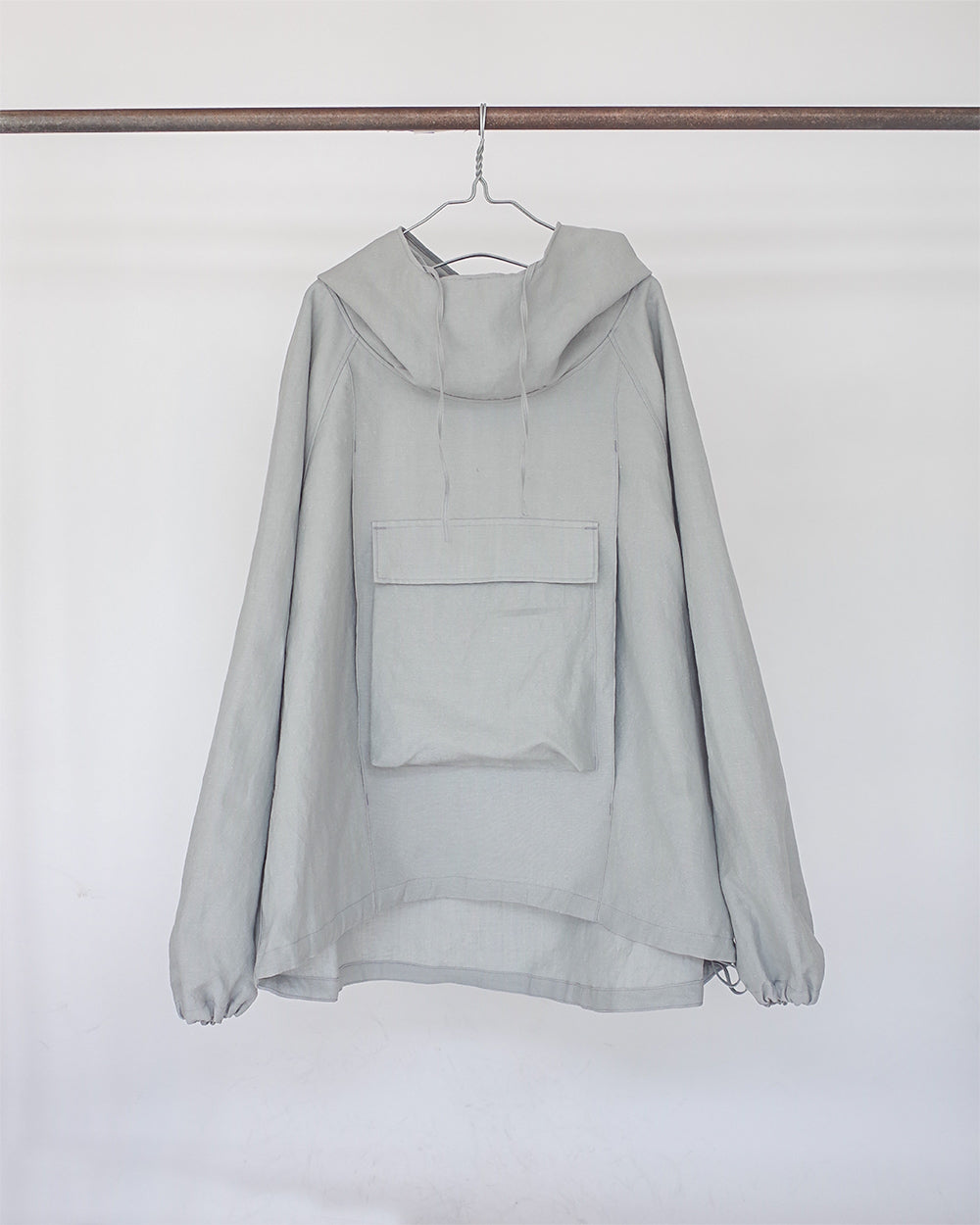 W/L PULL OVER SHIRT(BLUEGRAY)