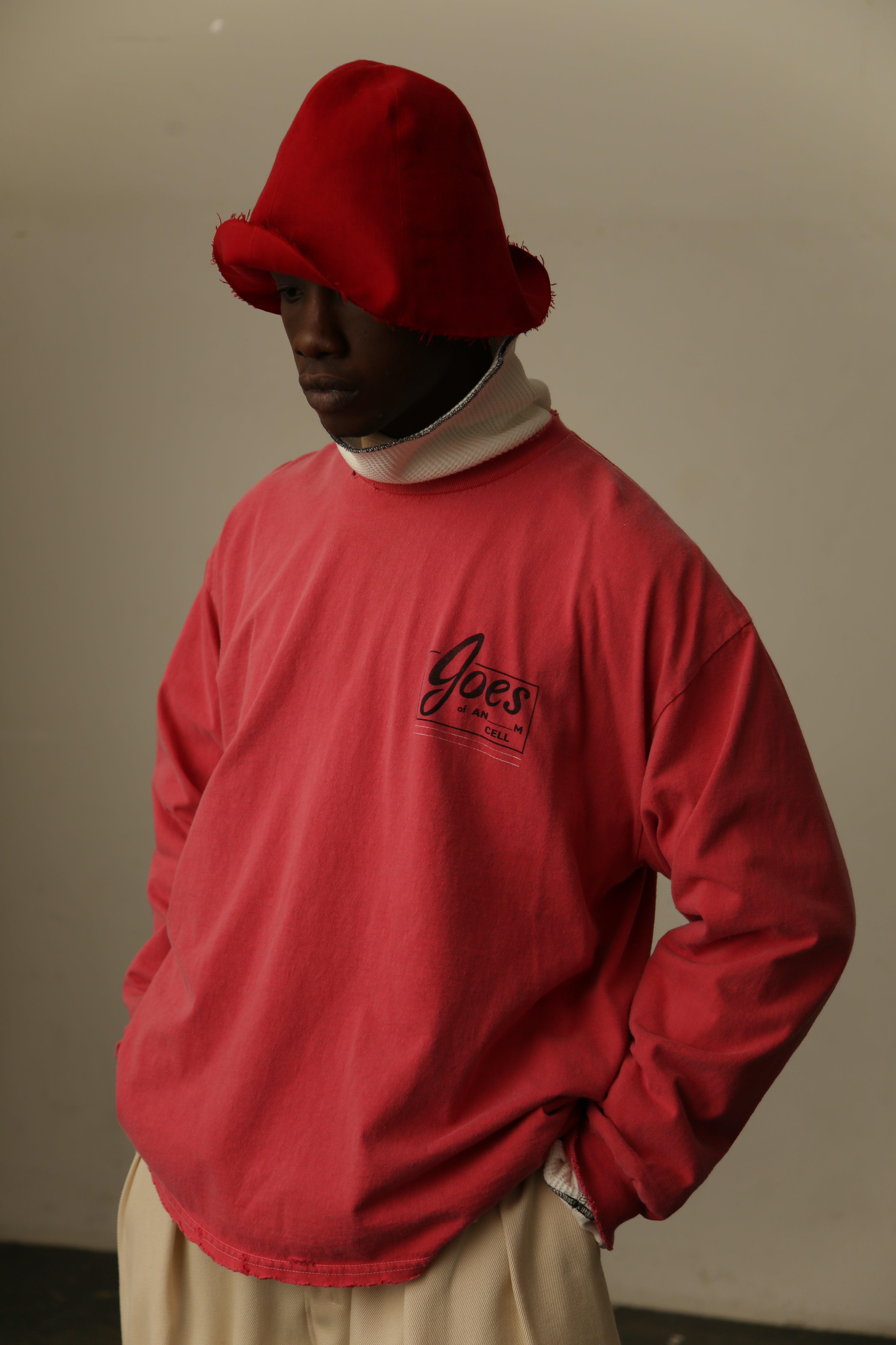 ANCELLM（アンセルム） GOES AGING LS T-SHIRT GOES AGING LS T-SHIRT(RED) – ANCELLM