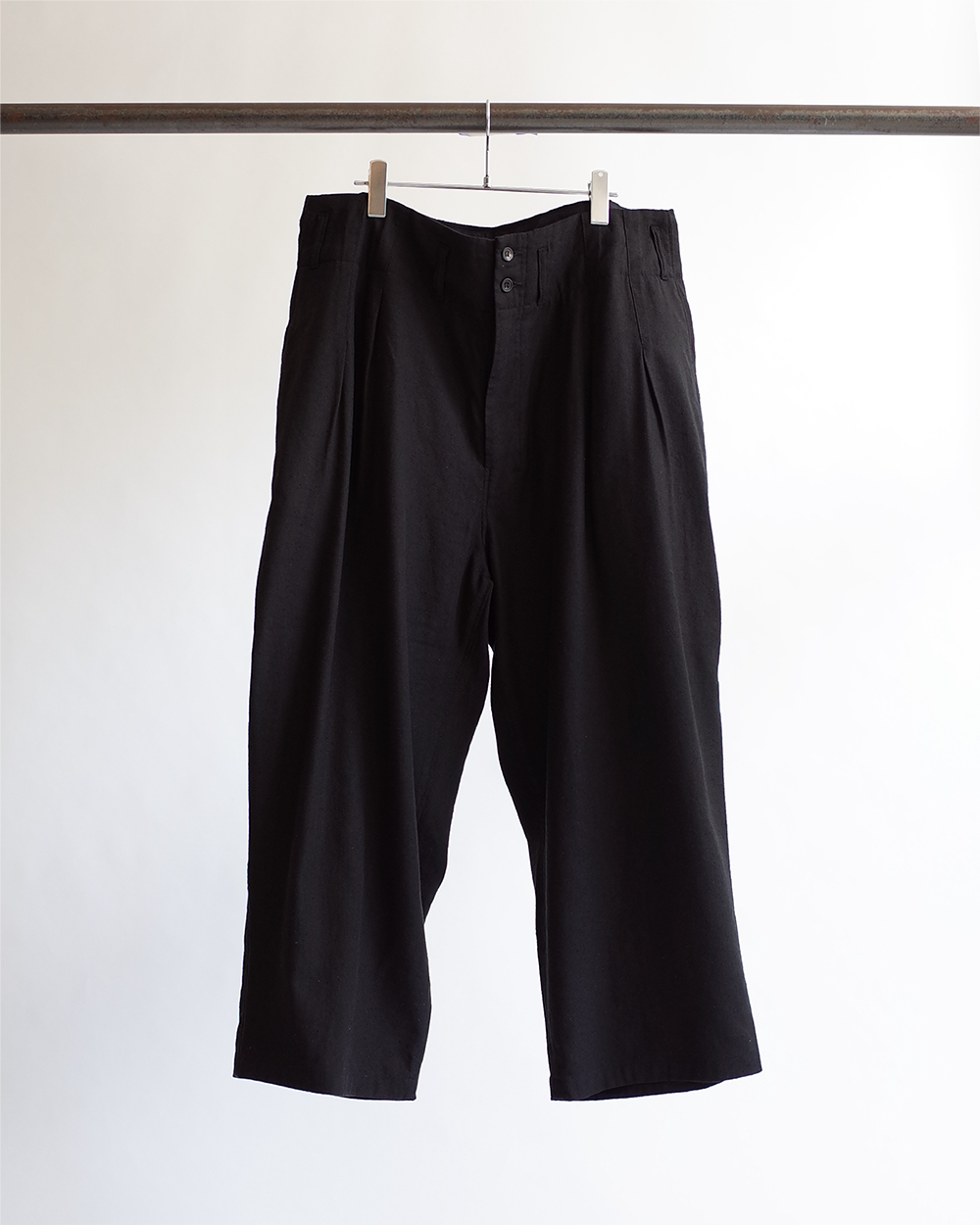 LINEN SILK WIDE PANTS